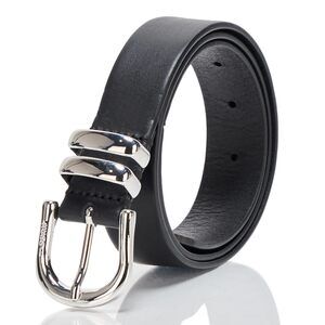 , Nora M Loop Belt, Black Carbon, 7383